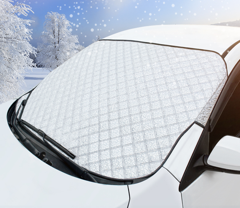 Windshield Snow Cover with Door Flaps – 39 × 58 in