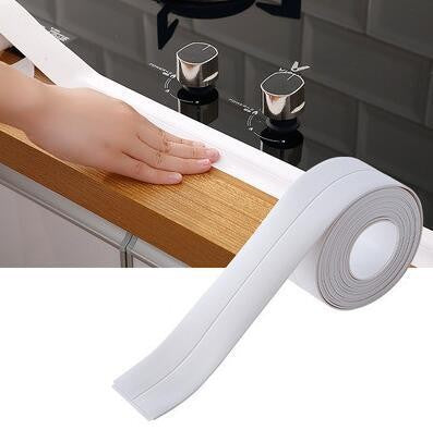 Peel & Stick Caulk Tape – Kitchen & Bath Sealing Strip (2 Rolls)